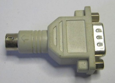 DB9 Pin Stecker auf Mini-DIN 8 Pin Stecker RS232 Adapter Computer