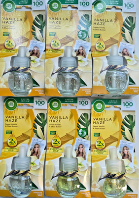 6x Air Wick Plug In Nachfüller Vanilla Haze 19ml Ätherische Öle Lufterfrischer