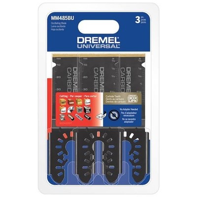 Dremel 1-1/4   Universal Carbide Oscillating Blade 3 Pack MM485U