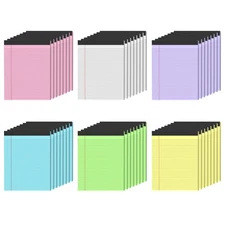 Colored Legal Pads, Yellow Legal Pads 8.5 x 11, 48 Pack Note Pads 8.5 x 11 Wi...