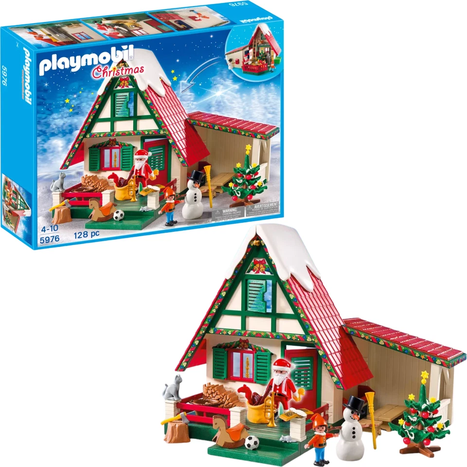 Playmobil Navidad 5976 Casa De Papá Noël Para Belén Juguetes Juegos Casa - Imagen 2 de 4