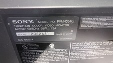Sony PVM-1354Q PVM CRT monitor "Gamer Monitor" Tested works