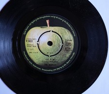 Beatles Let It Be R 5833 1st Press 7" Vinyl Single - Rare Matrix Error - MINT-