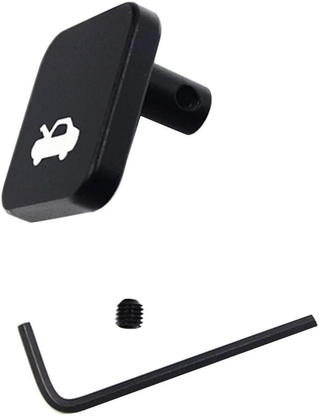 BLACK HOOD RELEASE LATCH HANDLE EASY REPAIR COMPATIBLE WITH HONDA CIVIC CR-V Foto 3 de 4