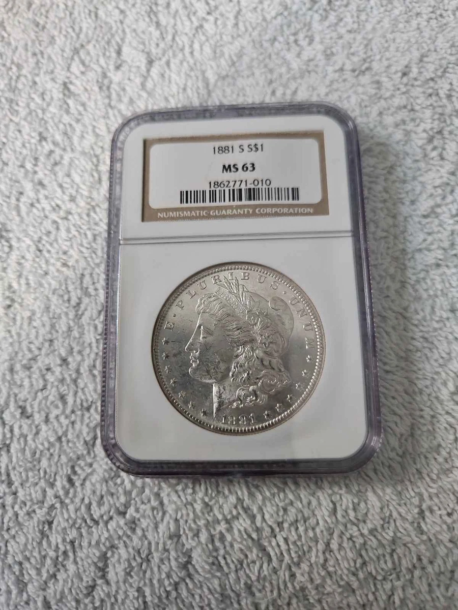 MS 63 Graded 1881 Year Morgan US Dollars (1878-1921) for sale | eBay
