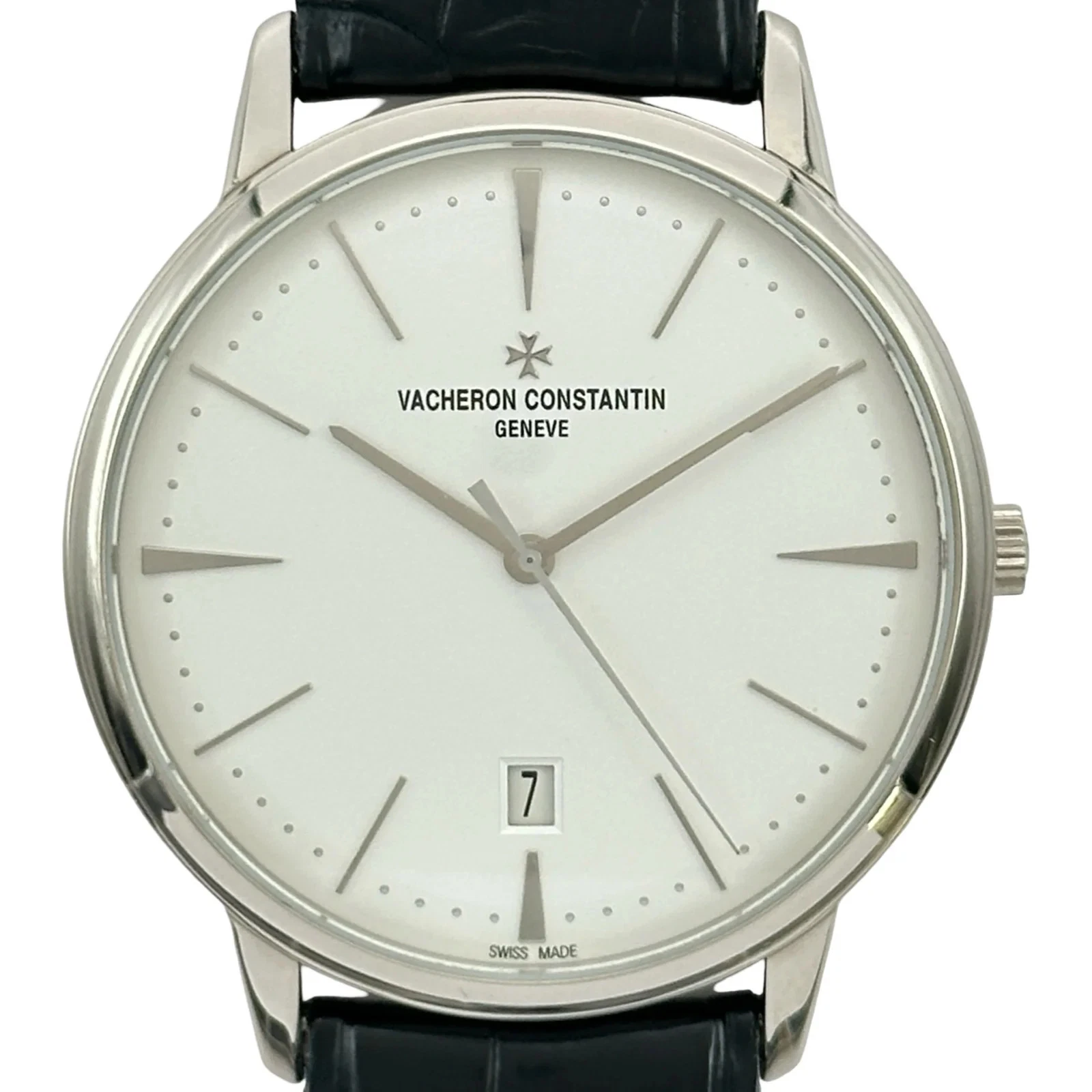 Vacheron Constantin — VACHERON CONSTANTIN 85180/000G-9230 40mm WG Silver Dial Automatic 2014 #OKW2089