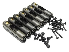 Solid Brass Non-tremolo Individual Single String Bridge Saddles 6 or 7