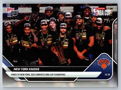 2025-26 Topps Now #87 New York Knicks