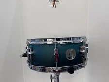 Sonor Force 2005 All Birch Snare Drum Green Fade to Black Satin Stain 8 Lug RARE