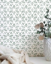 MelunMer Green Peel and Stick Wallpaper Boho Contact Paper 9 rolls 23.6 Ft x9