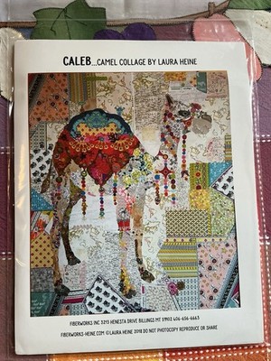 Caleb Camel Collage By Laura Heine Fiberworks  Wall Hanging Quilt Instructions