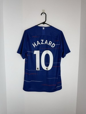 Chelsea Hazard #10 2018/19 Home Medium Shirt Nike Top Zustand 919009-496