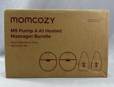 Momcozy M5 Double Breast Pump  A1 Heated Lactation Massager Bundle NOB