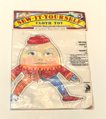 NEW SEALED TOY WORKS SEW IT YOURSELF RAG TOY  HUMPTY DUMPTY Pattern