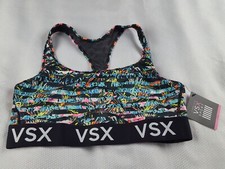 Victoria Secret VSX Sport The Player Racerback Sport Bra Size Large NEW 
