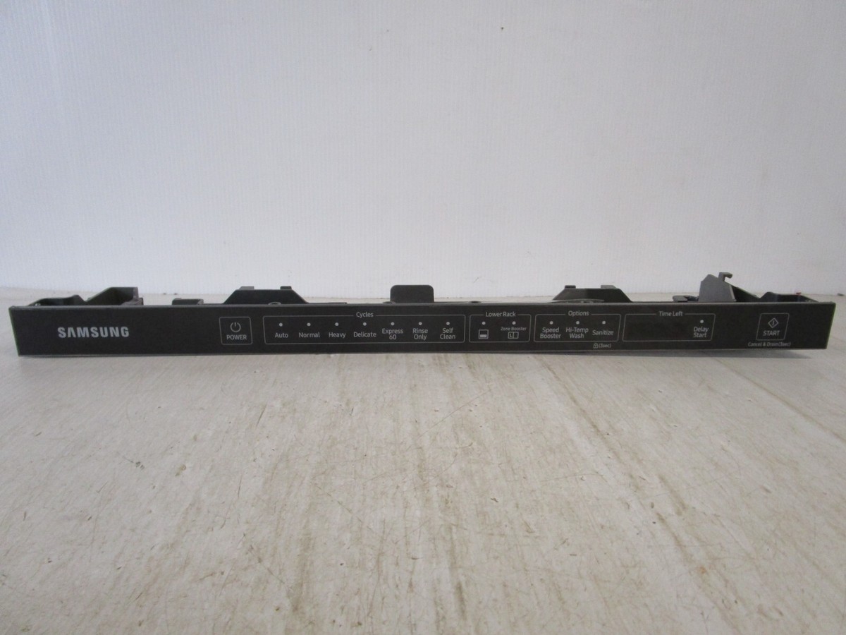 Samsung Dishwasher Control Panel, Black (NO BOARD) DD97-00493D