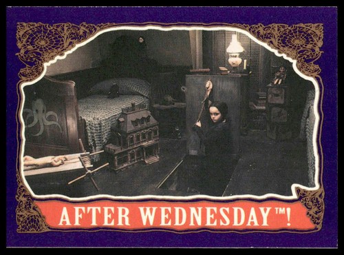 1991 Topps The Addams Family Movie Card #77 After Wednesday!, Christina Ricci