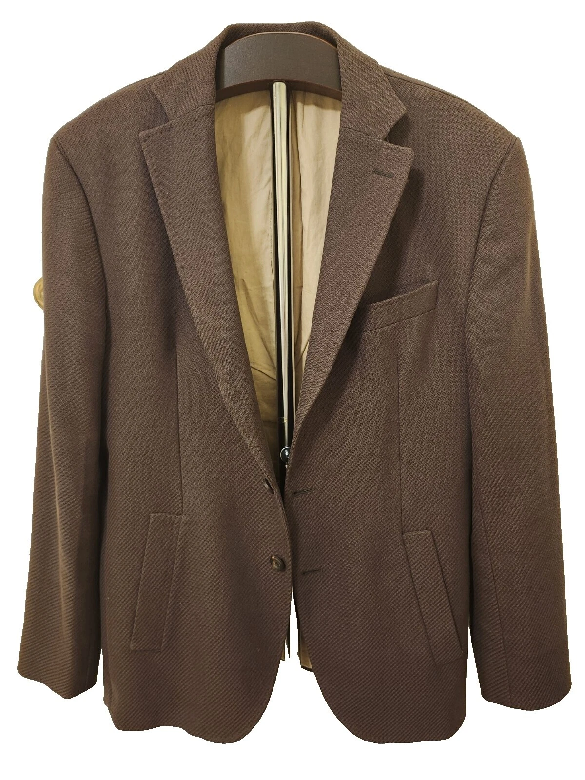 Algodón Massimo Dutti trajes y Blazers Marrón para Hombres