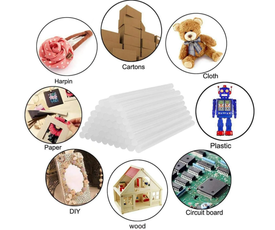 Hot Melt Glue Sticks 101000x Bulk Buy 7MM Electric Glue Gun Craft