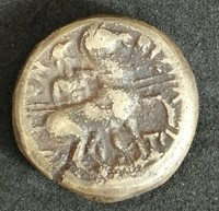  ANCIENT ROMAN SILVER DENARIUS COIN 23G