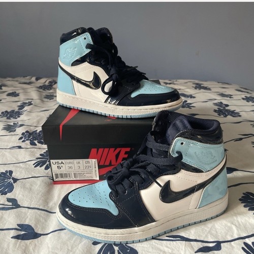 Jordan 1 Retro High OG Blue Chill, UNC 
