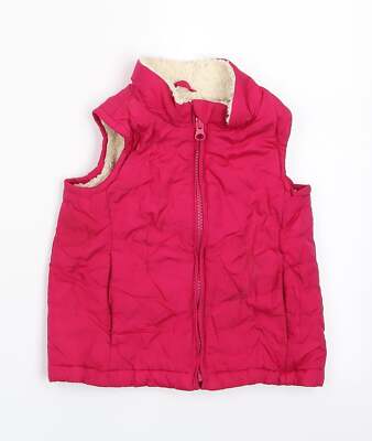 Gap Mädchen rosa Weste Mantel Größe 2 Jahre
