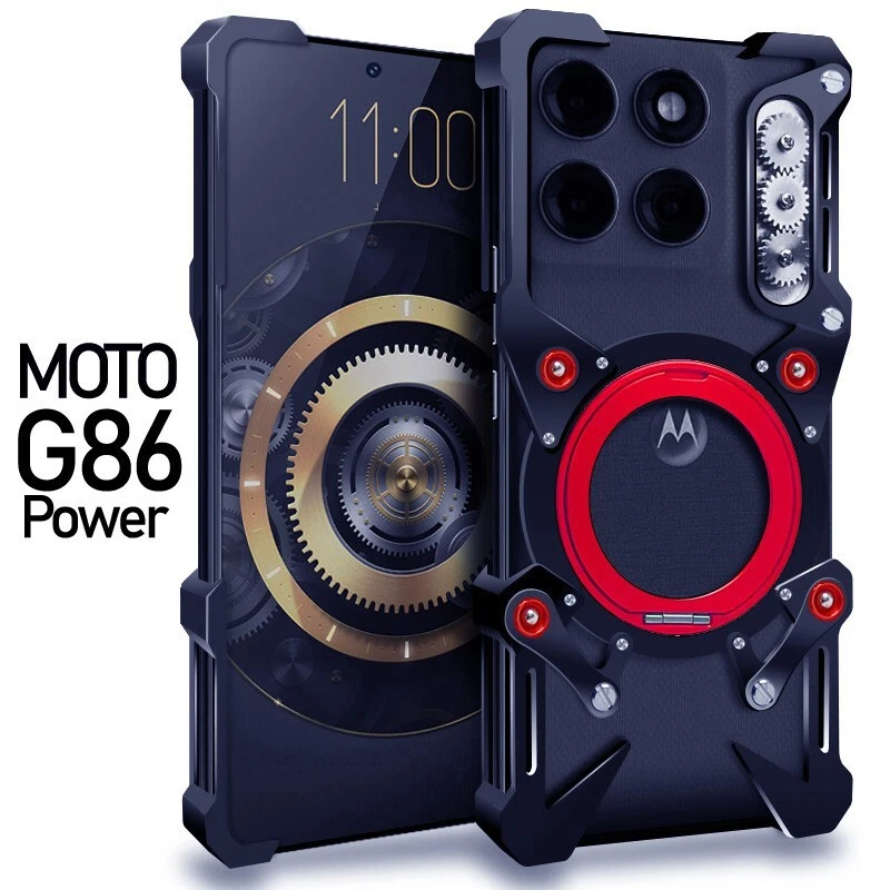 金属无框防撞支架保护壳 适用于摩托罗拉 G96 G06 G86 Power G56 G85 S50 Neo - 第 7/17 张图片