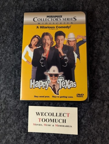 Happy Texas 1999 DVD Miramax Colector's Widescreen Jeremy Northam Steve Zahn *