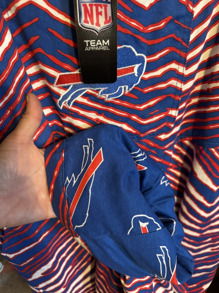 Buffalo Bills Zubaz Bibs Overalls Mens Large New With Tags. eBay