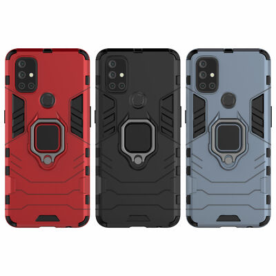 For OnePlus 9 Pro Nord N10 5G N100 Case Hybrid Armor Magnetic Ring Holder Cover