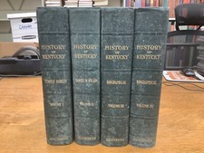 1928 History Of Kentucky 4 Vols. Illustrated With Biographical Information