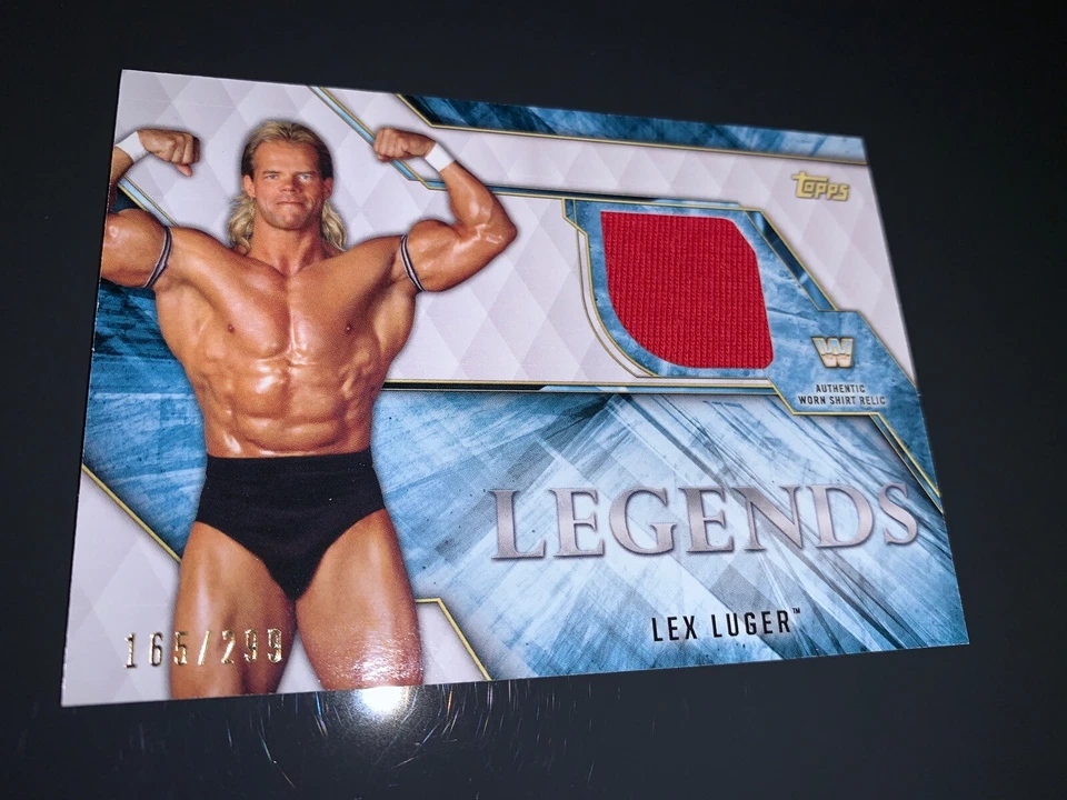 Topps 2017 WWE Legends Authentic Worn Shirt Relic Card Of Lex Luger. R-LL. - Image 3 of 4