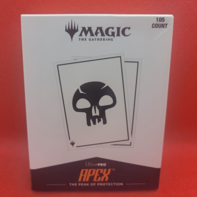 Ultra Pro APEX 105 MTG Standard Card Sleeves Mana 8 Swamp. NIB. B3G1 Free!
