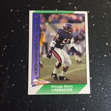 Mike Singletary 1991 Pacific Football #53 NFL Chicago Bears Linebacker