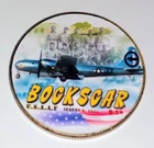 USAF AIR FORCE BOCKSCAR B-29 COLORIZED ART ROUND CHALLENGE COIN