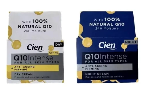 Cien Q10 Intense For All Skin Types Anti-Ageing Firming Day Cream & Night Cream