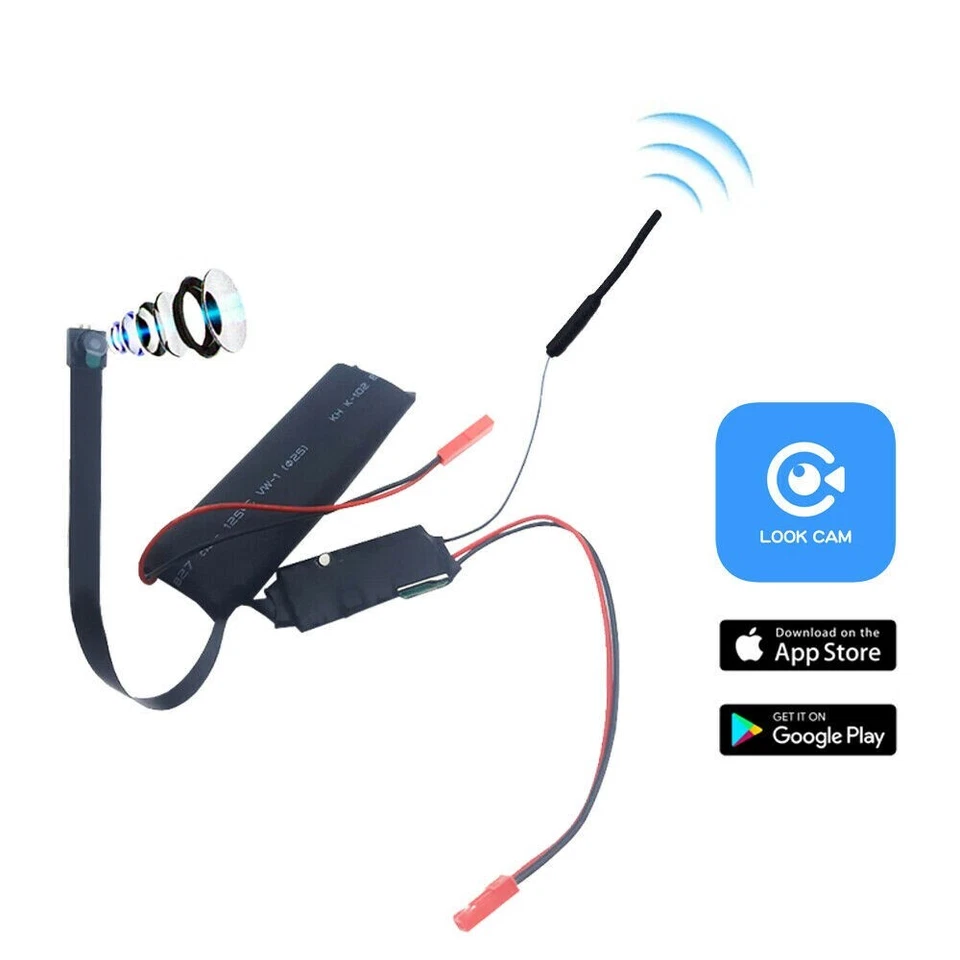 TELECAMERA micro camera minicam ahd ip wifi p2p audio 1ora facile ripresa video - Immagine 4 di 4