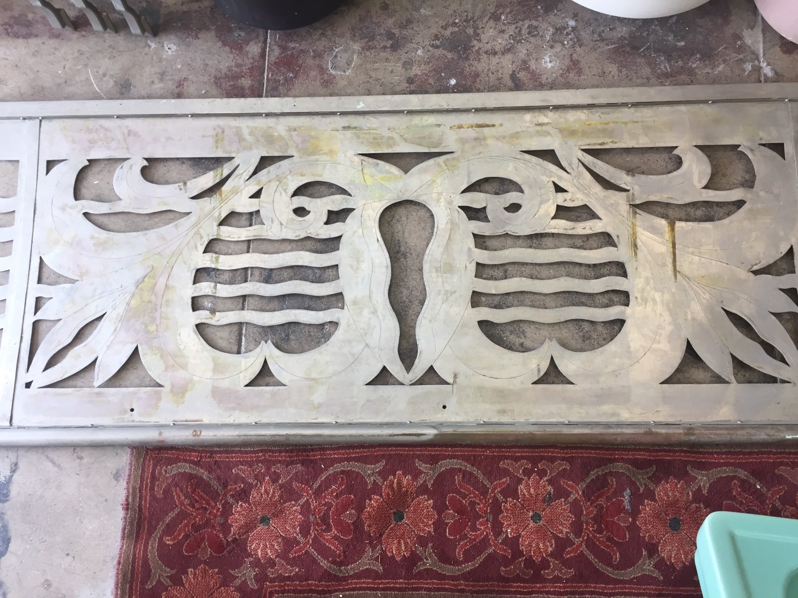 Art Deco Rail Balcony Sign Marquee Ship Railing | eBay