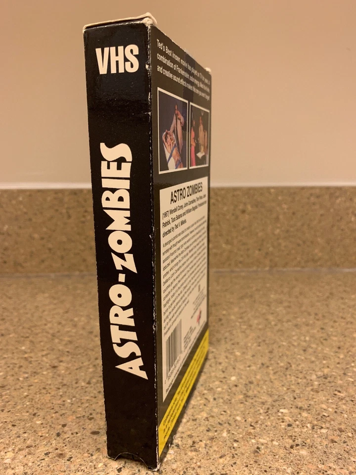 RARE ASTRO-ZOMBIES VHS Ted V Mikels Horror Gore Space Cult Vintage SIGNED By Ted - Image 3 of 4
