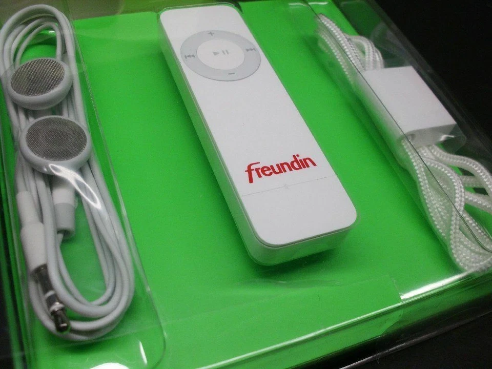 Apple iPod shuffle NEU 1. Generation 512MB NEU OVP mit Werbung FREUNDIN selten - Bild 2 von 4