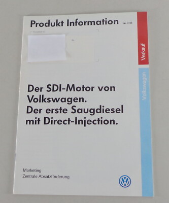 Produktinformation / Fahrzeugvorstellung VW SDI Motor Golf III/3 + Vento 4/1995