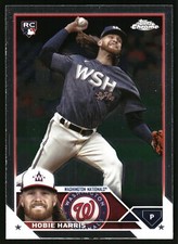 2023 Topps Chrome Update #USC30 Hobie Harris RC Washington Nationals