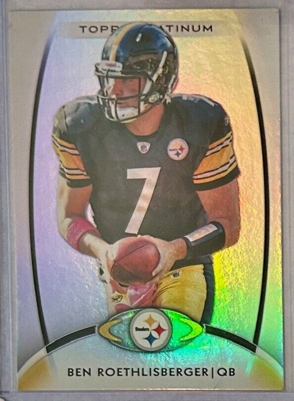 Ben Roethlisberger 2012 Topps Platinum Football Base Card #17 - Steelers