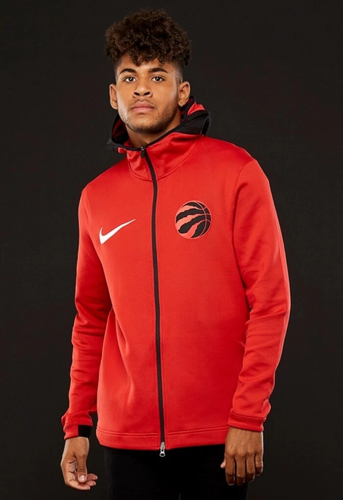 Men's Toronto Raptors Nike Heathered Black Authentic Showtime Therma Flex  Performance Full-Zip Hoodie