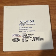 United Abrasives SAIT 95011 4-1/2"x5/8" Spiralcool Backing Pad Medium Density