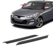 Windshield Pillar Trim Exterior Molding For 2012-2017 Hyundai Veloster Pair 2pcs