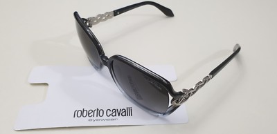 Roberto Cavalli 653S Paprika Sunglasses Black/Silver Frame  display picture 3