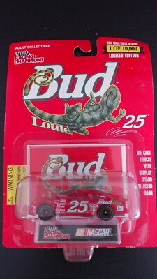 Racing Champions Ricky Craven #25 Bud Car/Louie the Lizard Die Cast Car Limited
