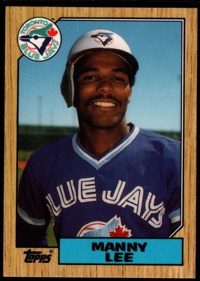 1987 Topps Tiffany #574 Manuel Lee NM-MT Blue Jays | eBay
