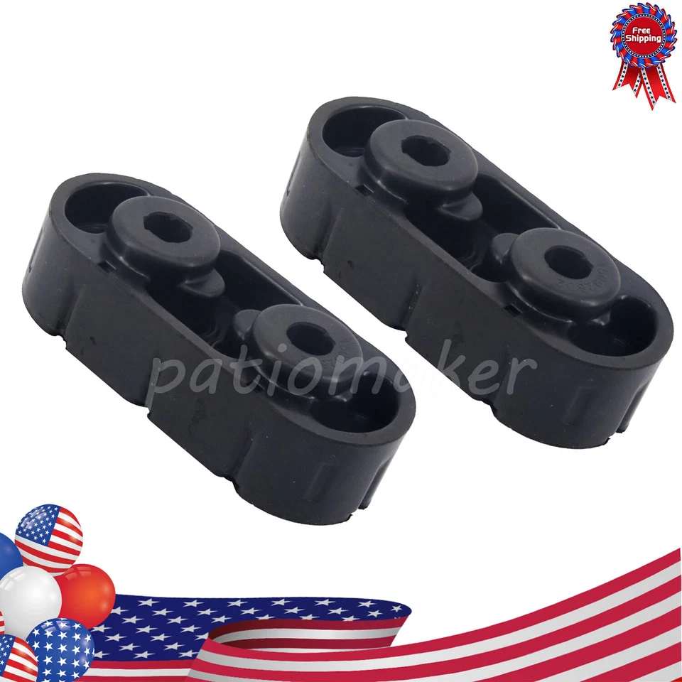 15092802 Exhaust Pipe Muffler Hanger Insulator 1 Pair for Chevy GMC Cadillac - Изображение 2 из 4